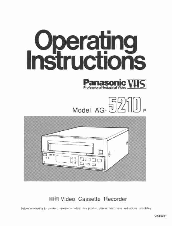 Panasonic VCR AG-5210-page_pdf